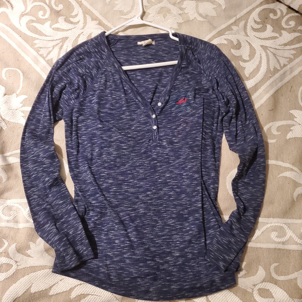 Blue Long Sleeve Levi Shirt